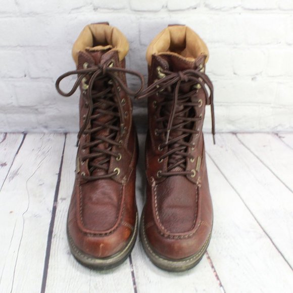 LL BEAN Kangaroo Goretex Vibram Leather Boots 7 M - Picture 5 of 9